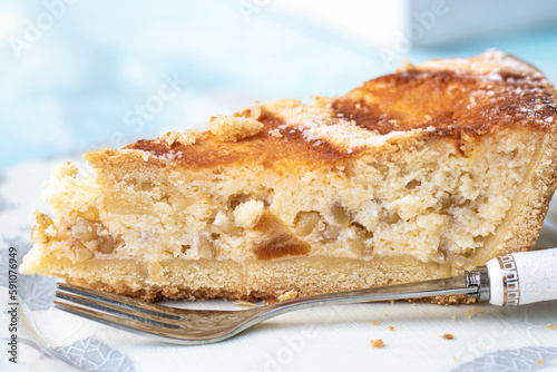 slice of traditional neapolitan pastiera