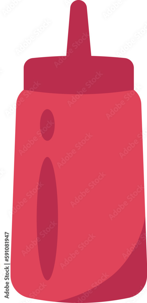Cute Ketcup Sauce Illustration Cute Ketcup Sauce Illustration