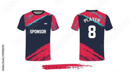 Soccer jersey design, Gaming T Shirt jersey template	