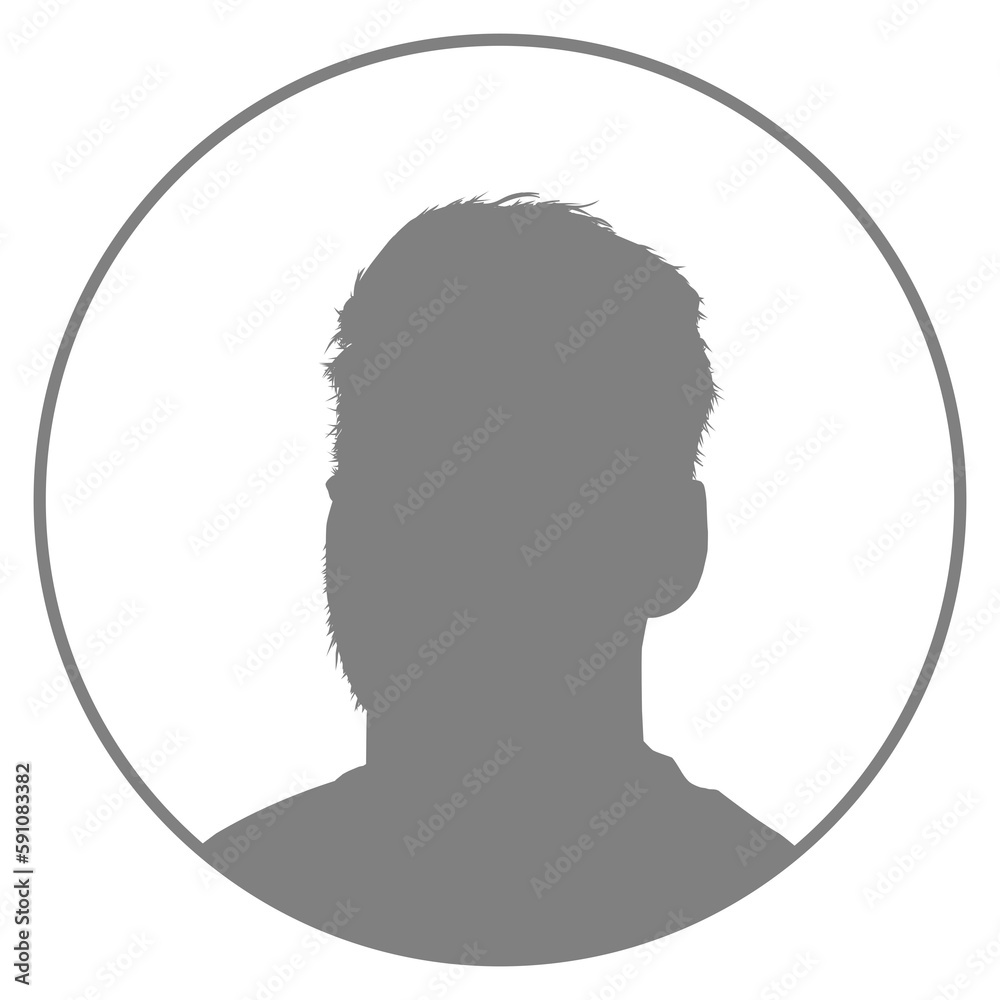 Silhouette of the Portrait of the Man or Guy for Profile Picture, Apps, Website or Graphic Design Element. Format PNG Silhouette of the Portrait of the Man or Guy for Profile Picture, Apps, Website or Graphic Design Element. Format PNG