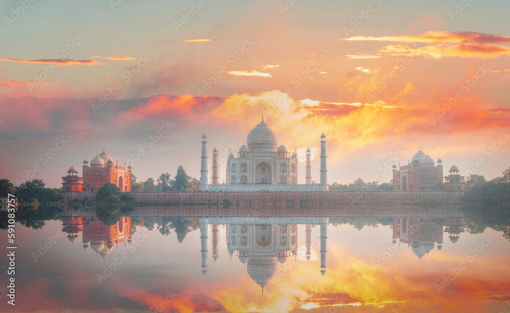 Fototapeta premium monument architecture Taj Mahal in Agra