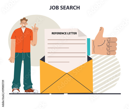 Job search. Recruitment and personnel management concept.