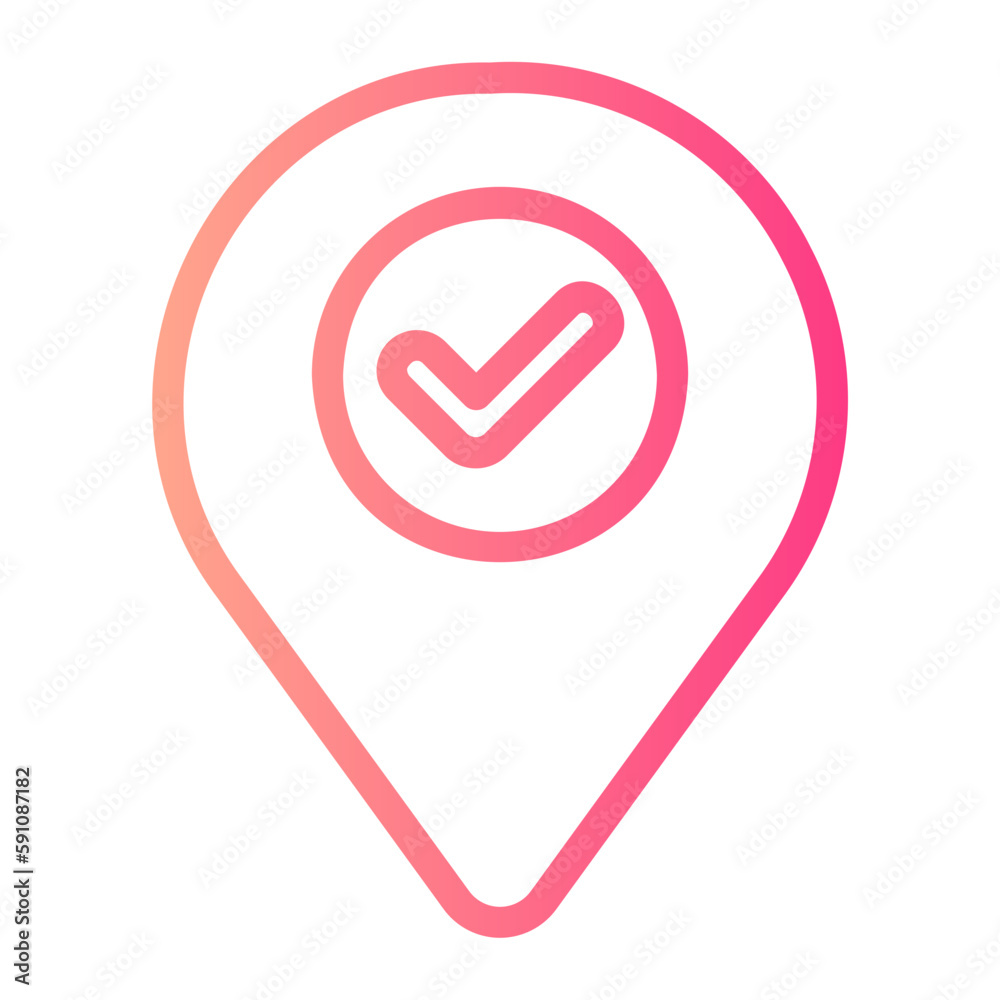 location gradient icon