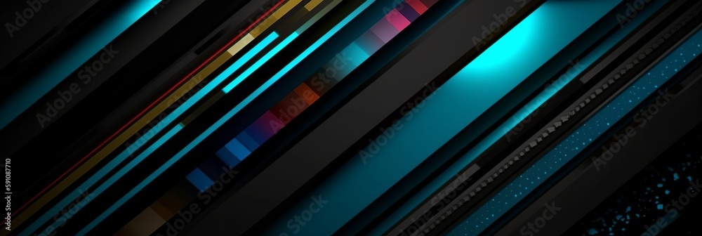 Colorful strips line layer background in modern style on golden background. Elegant decoration. Fabric pattern. Modern ai art. Dark luxury texture. Technology background. Colorful strips line layer background in modern style on golden background. Elegant decoration. Fabric pattern. Modern ai art. Dark luxury texture. Technology background.