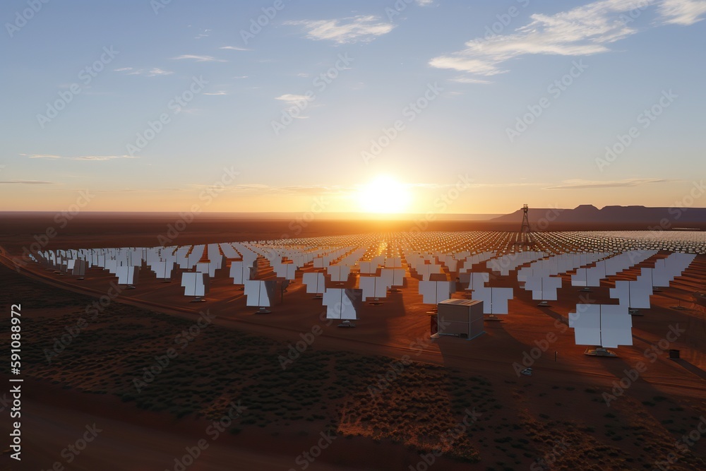 Obraz premium some ways to integrate renewable energy into urban ideas, generative artificial intelligence 