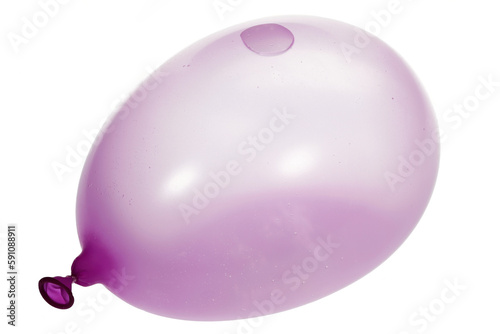water balloon isolated on white background