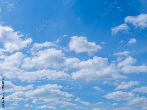 white clouds and blue sky © babaroga