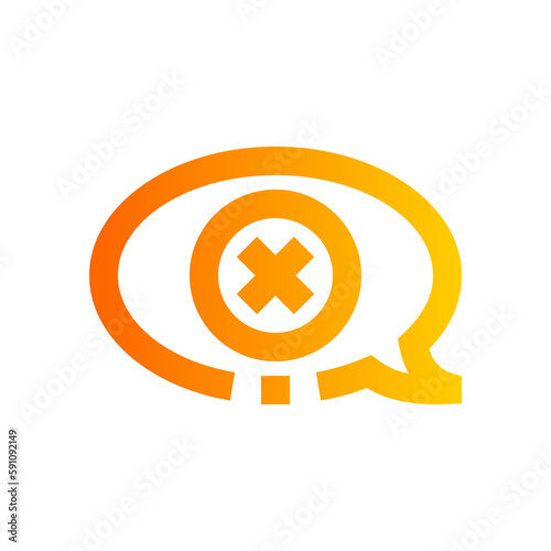 Dislike gradient icon
