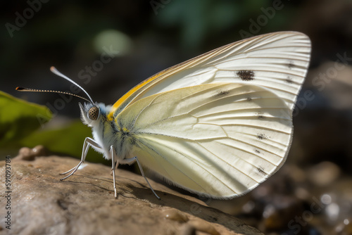 Cabbage white butterfly - Generative AI