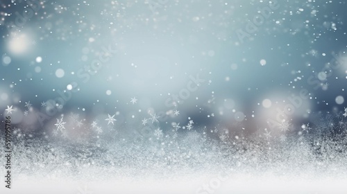 흐릿한 하얀 크리스마스 눈 내리는 하늘 추상적인 배경 © SANGHYUN