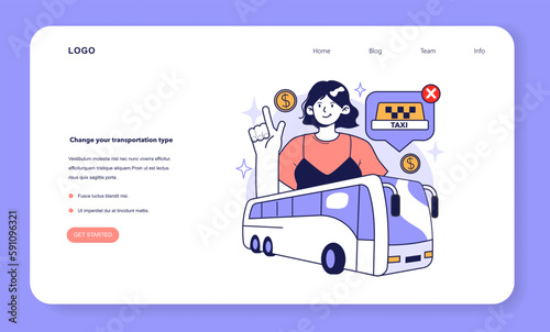 Change your transportation type to optimize your expenses. Character