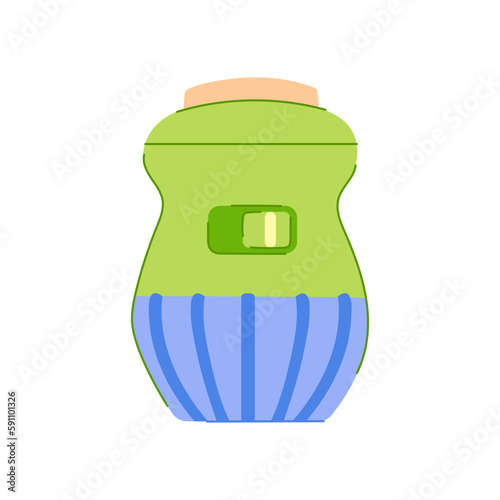 electronic callus remover cartoon vector illustration