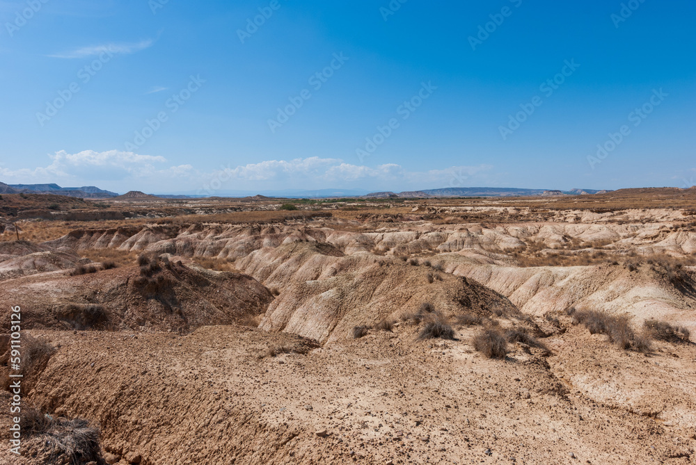 landscape in the desert