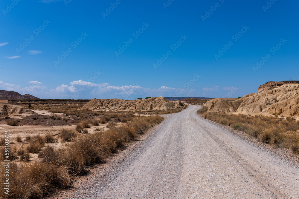 landscape in the desert