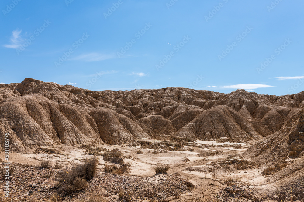 landscape in the desert