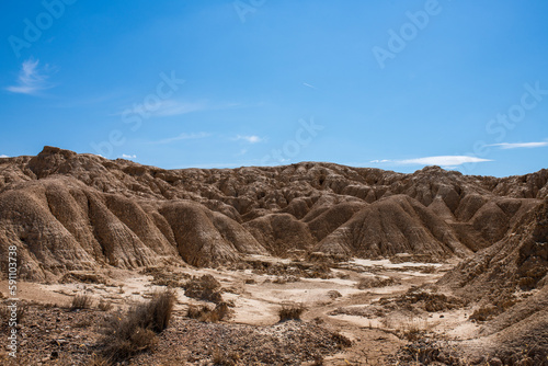 landscape in the desert