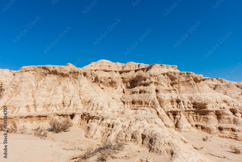 landscape in the desert