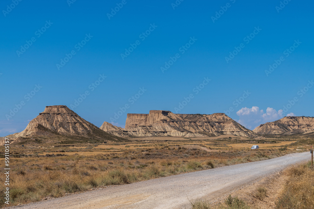 landscape in the desert