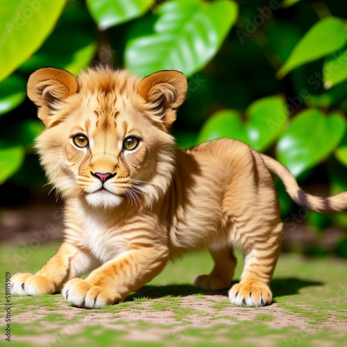 Cute and adorable little li...