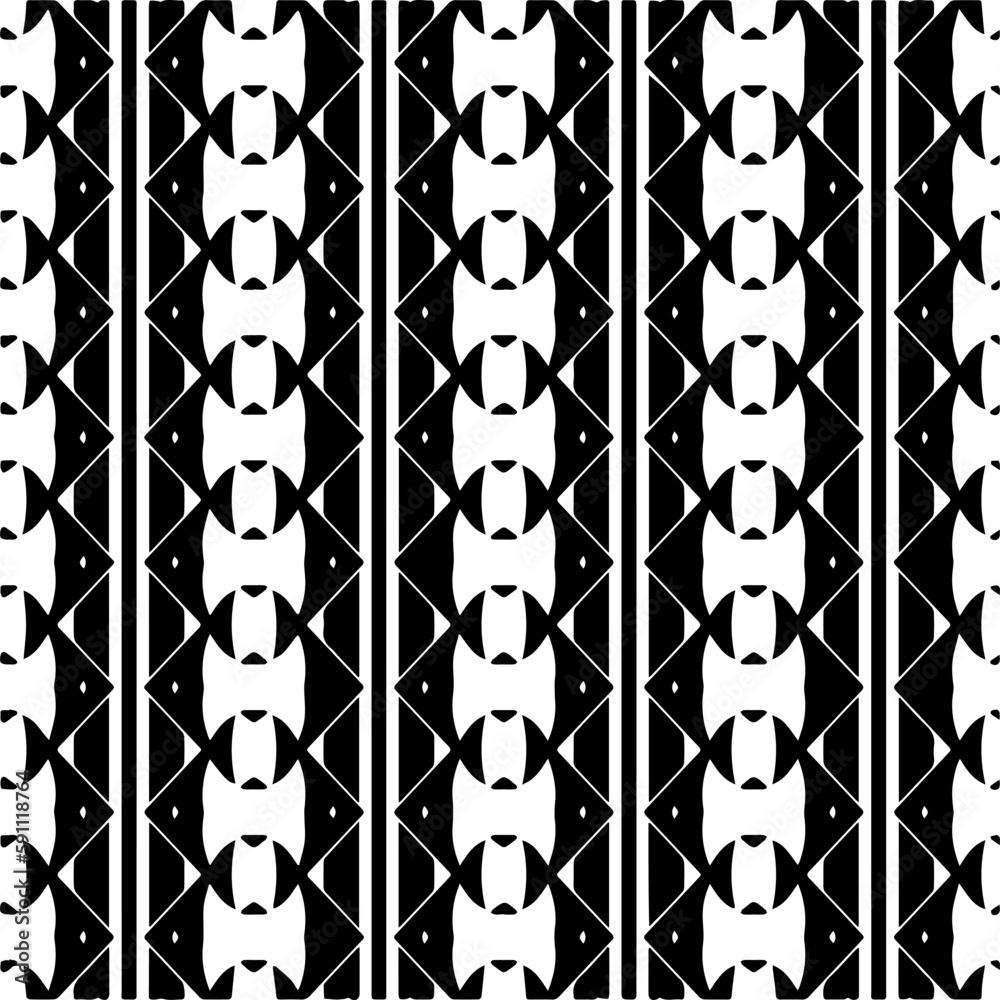 Abstract background with repeat pattern . Black and white color. Unique geometric vector swatch. Perfect for site backdrop, wrapping paper, wallpaper, textile and surface design. 