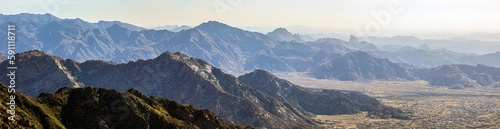 جبل النور في مكة المكرمة وجبل احد في المدينة المنورة وجبال الطائف
Jabal Al-Nour and Cave Hira in Makkah Al-Mukarramah, Mount Uhud in Al-Madinah Al-Munawwarah, and the Taif Mountains