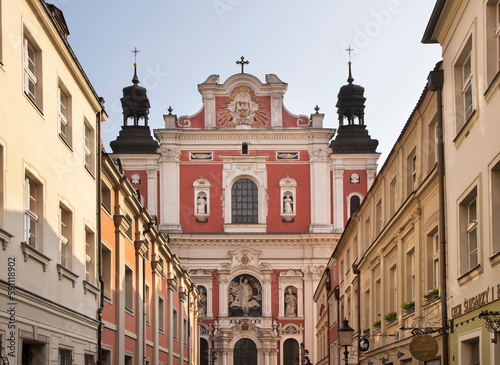 Collegiate church of Our Lady of Perpetual Help, Saint. Mary Magdalene and St. Stanisław Bishop (Poznan Fara) in Poznan. Poland