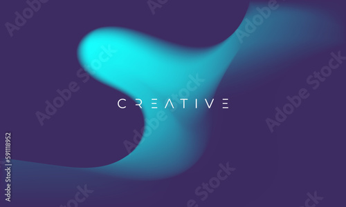 Modern Fluid Abstract Background with Blue Color Gradient Mesh Color For Your Sale Banner Marketing, Poster, Cover, Page and More. Vector Eps 10
