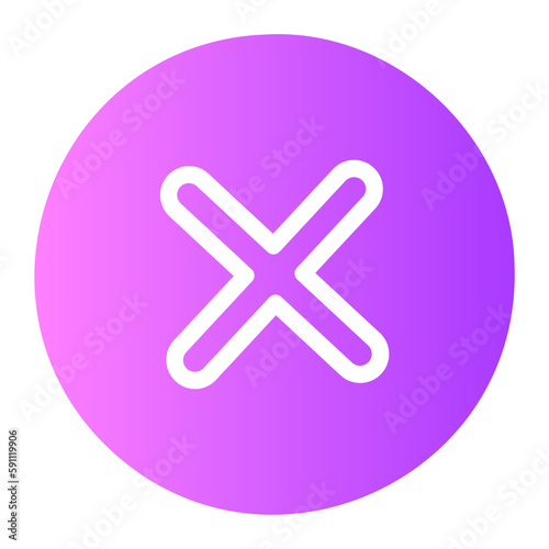 clear gradient icon