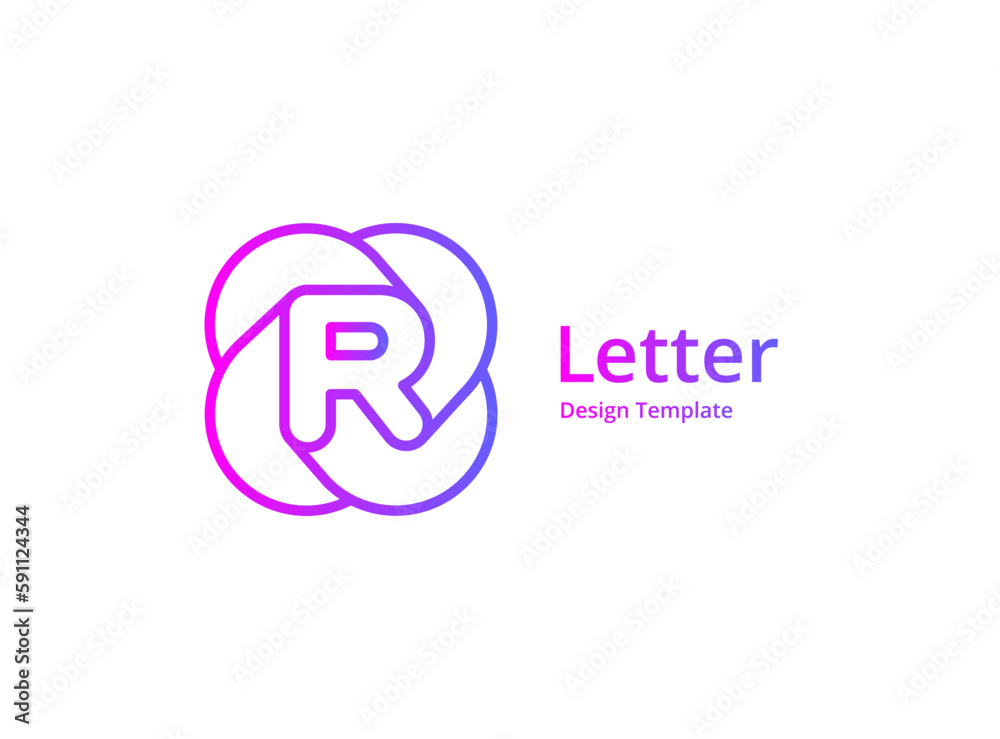 Letter R logo icon design template elements Letter R logo icon design template elements