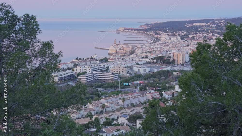 Mesmerizing Time-Lapse of Coastline City Waking Up During Golden Hour Mesmerizing Time-Lapse of Coastline City Waking Up During Golden Hour