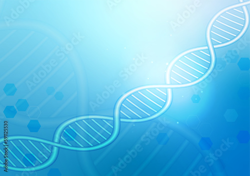 The DNA Double Helix, Medical, Healthcare, Biotech, Gene, Research, Laboratory Concept Science Techology Background