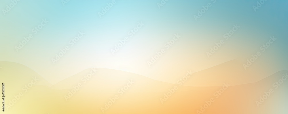 Abstract blurred fresh vivid spring summer light delicate pastel colored bokeh background texture with bright soft color lights. Generative AI