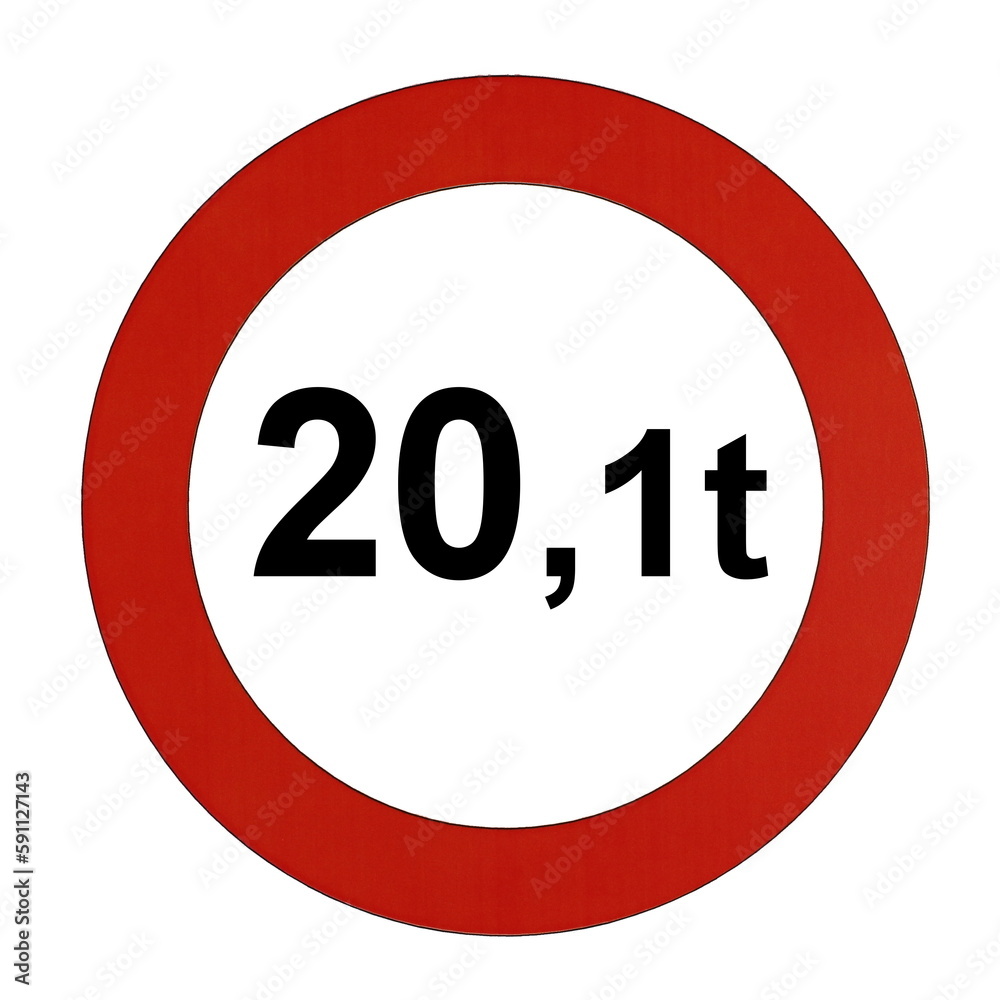 Illustration des Straßenverkehrszeichens Illustration des Straßenverkehrszeichens