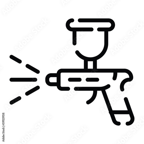 Spray gun gudget use for car painting