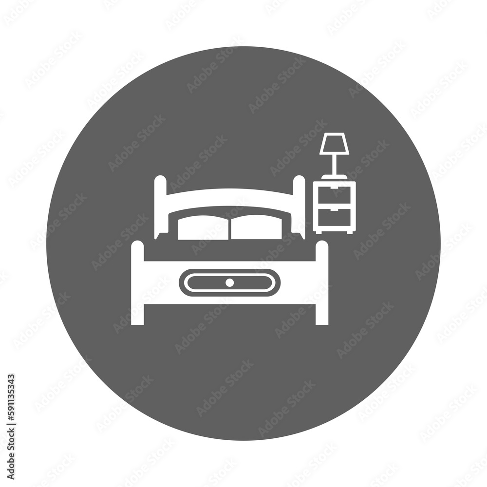 Bed, sleep, bedroom icon. Bed, sleep, bedroom icon.