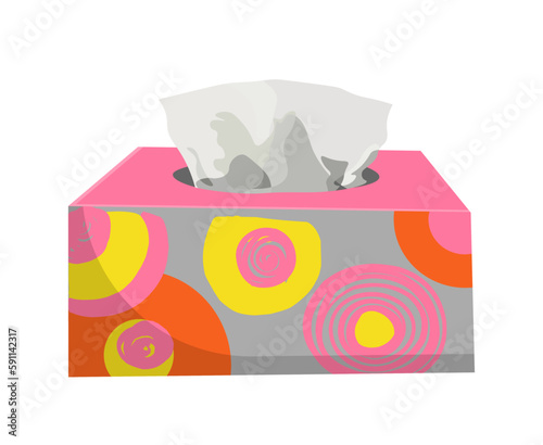 Handkerchiefs, Nasal wipes for a cold. Runny nose and snot.
