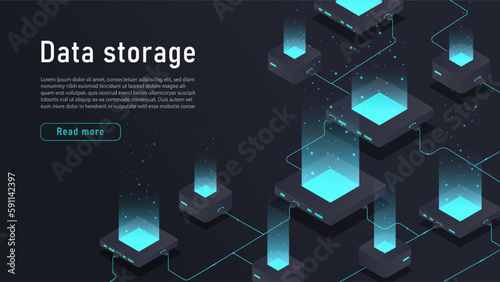 Isometric data storage