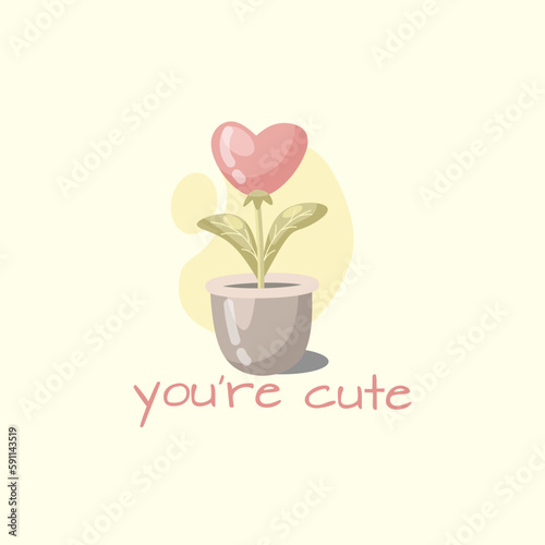 Flower vector illustration