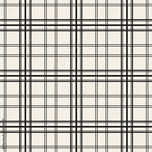 Monochrome crossing lines seamless pattern. Repetitive vector background with parallel thin lines.