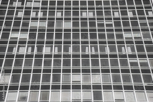 background of glass building in city