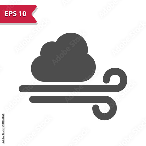 Wind Icon - Windy, Weather, Cloud, Cloudy