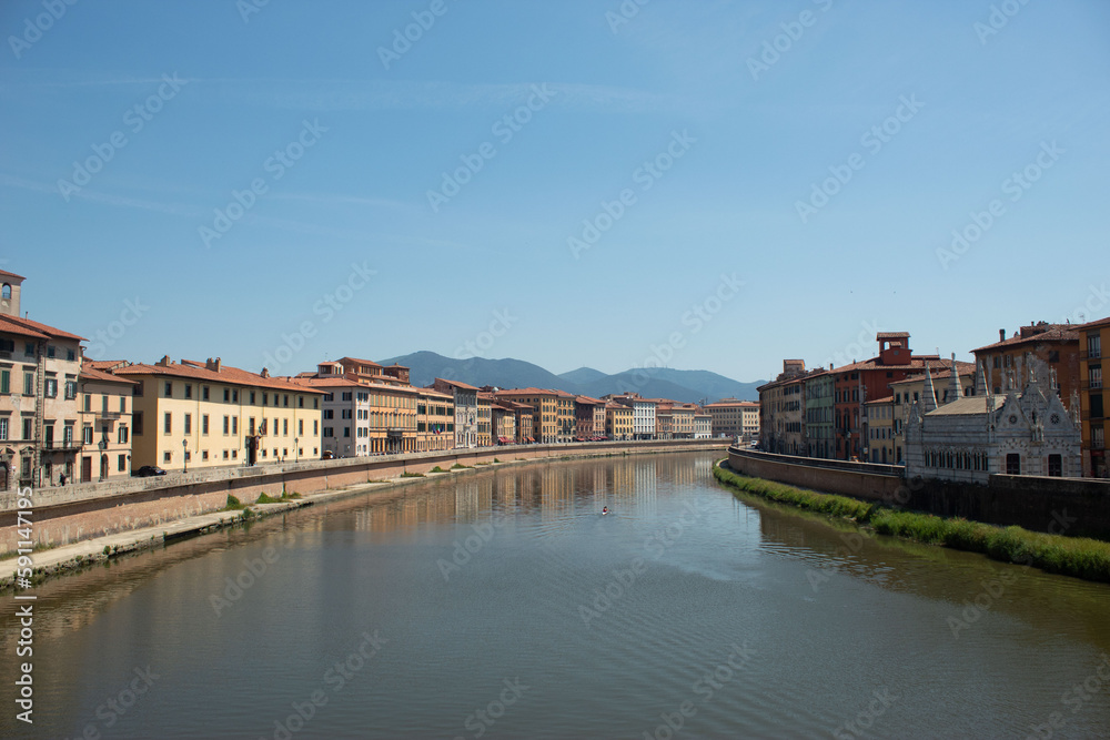 Fluss in Florenz