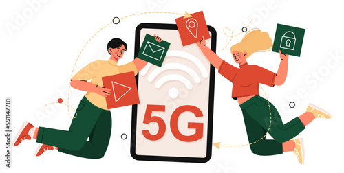 5G technology concept