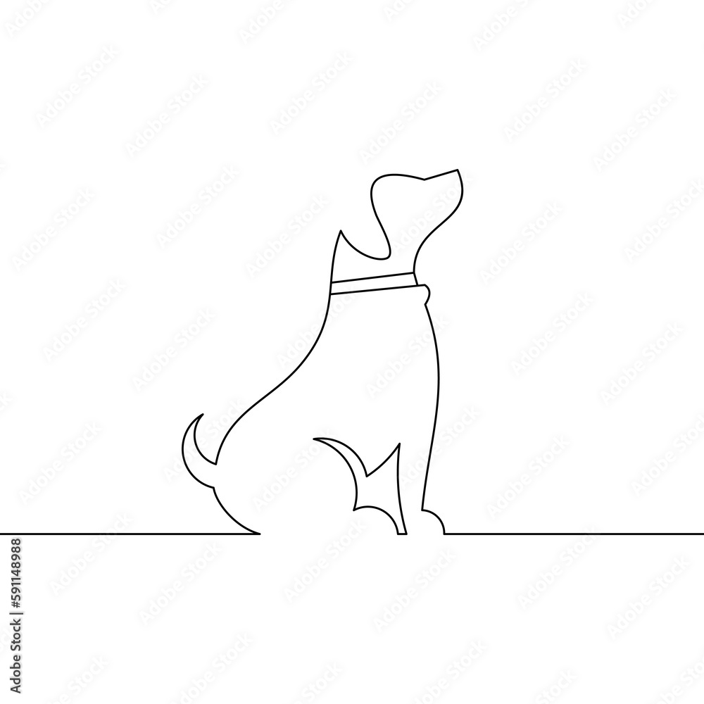 linear dog silhouette vector. dog logo icon template
linear dog silhouette vector. dog logo icon template