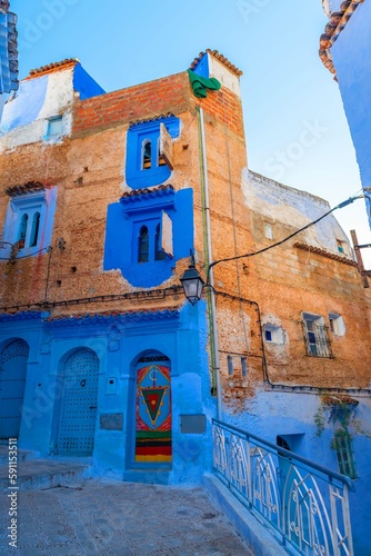 The Blue City of Morocco in the morning © Philippe