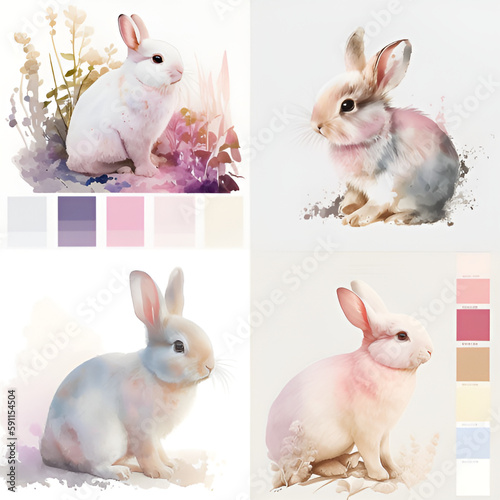 set of rabbits