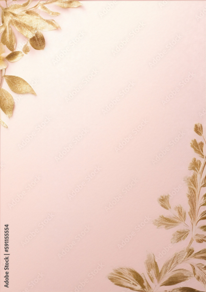 Obraz premium letter , paper , flower , pink , generated by AI