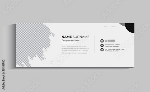 Corporate Business email signature Template Design