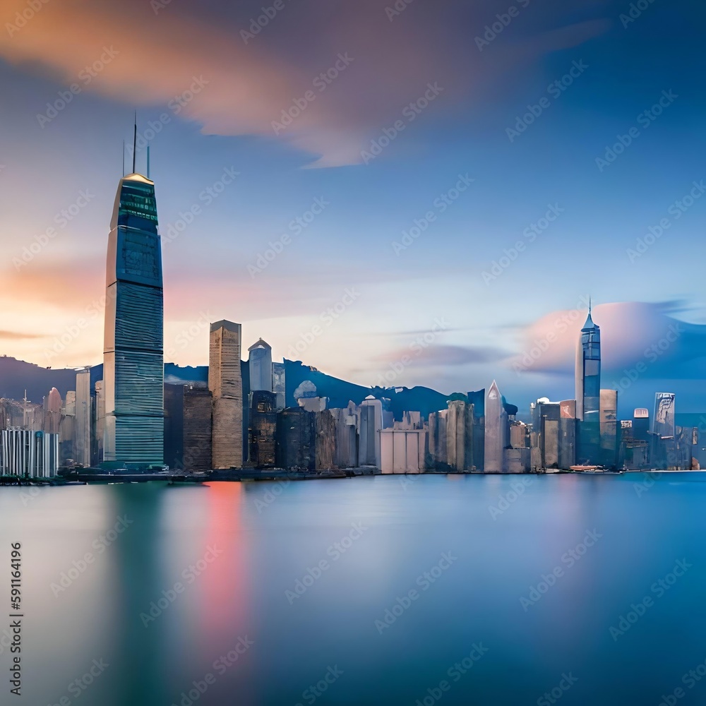 Fototapeta premium city skyline