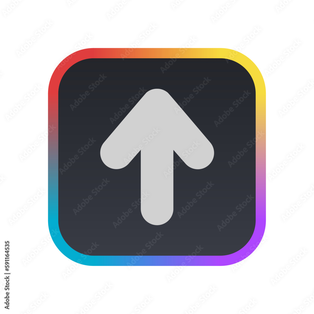 Arrow Upward - Pictogram (icon) Arrow Upward - Pictogram (icon)